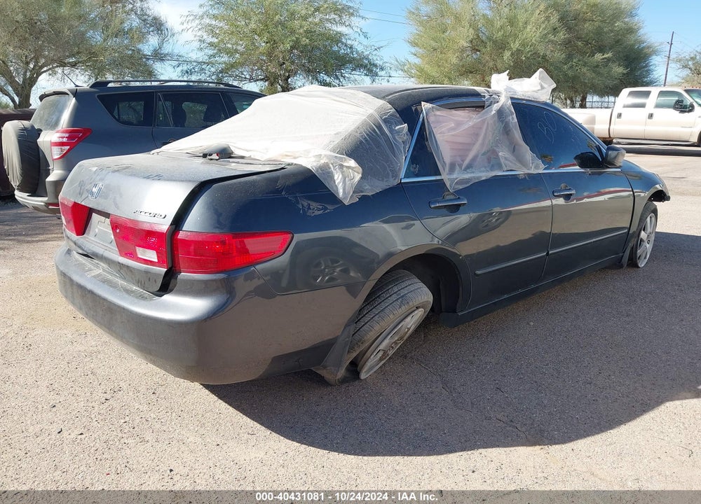 2005 HONDA ACCORD 3.0 EX VIN: 1HGCM66505A011879