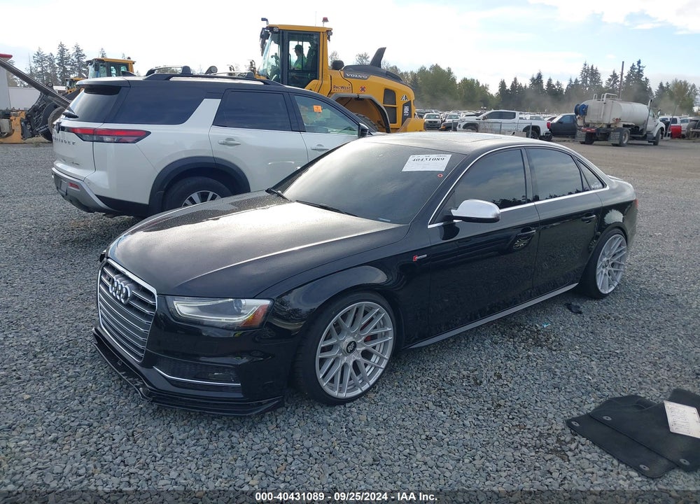 2014 AUDI S4 3.0T PREMIUM PLUS VIN: WAUBGAFL4EA077500
