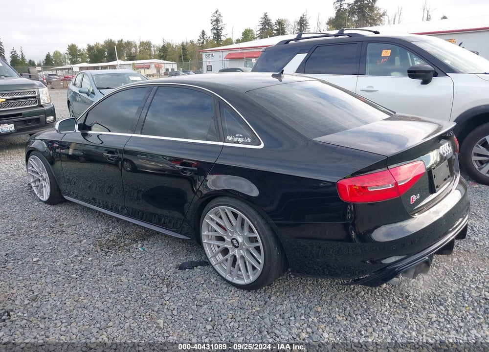 2014 AUDI S4 3.0T PREMIUM PLUS VIN: WAUBGAFL4EA077500
