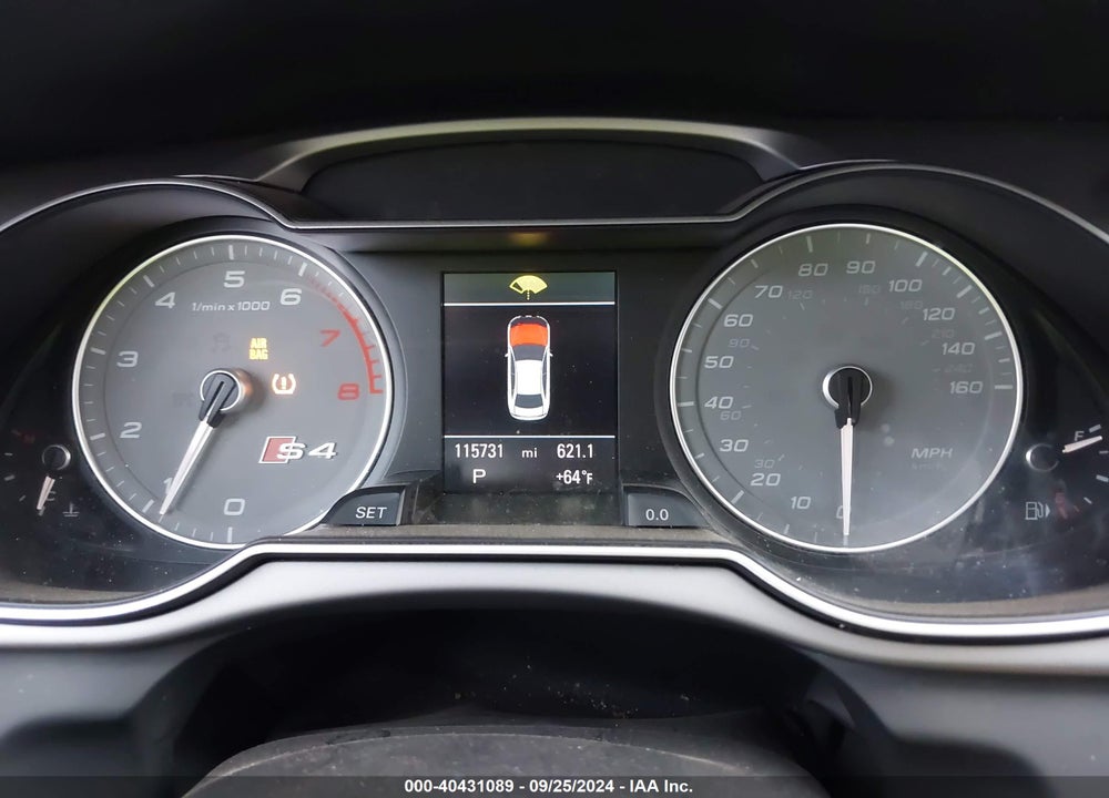 2014 AUDI S4 3.0T PREMIUM PLUS VIN: WAUBGAFL4EA077500