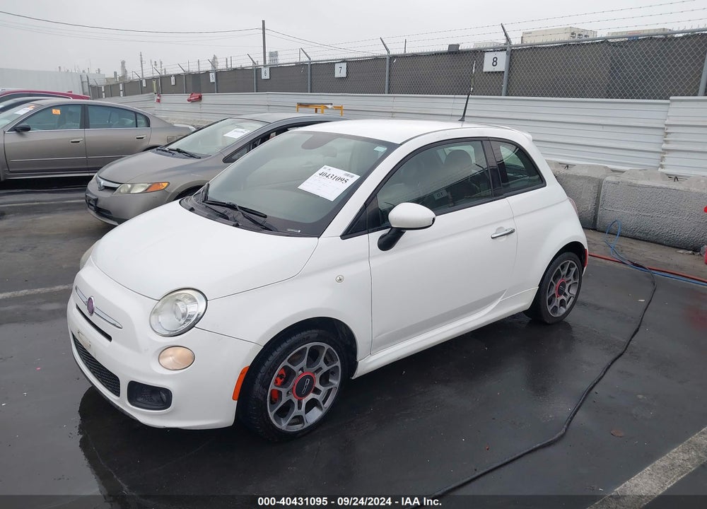 2014 FIAT 500 SPORT VIN: 3C3CFFBR2ET291982
