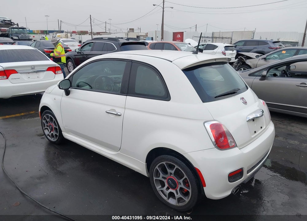 2014 FIAT 500 SPORT VIN: 3C3CFFBR2ET291982