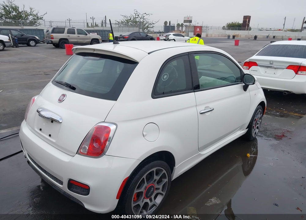 2014 FIAT 500 SPORT VIN: 3C3CFFBR2ET291982