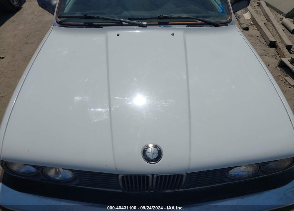 1986 BMW 325 E AUTOMATIC VIN: WBAAB6405G1680054