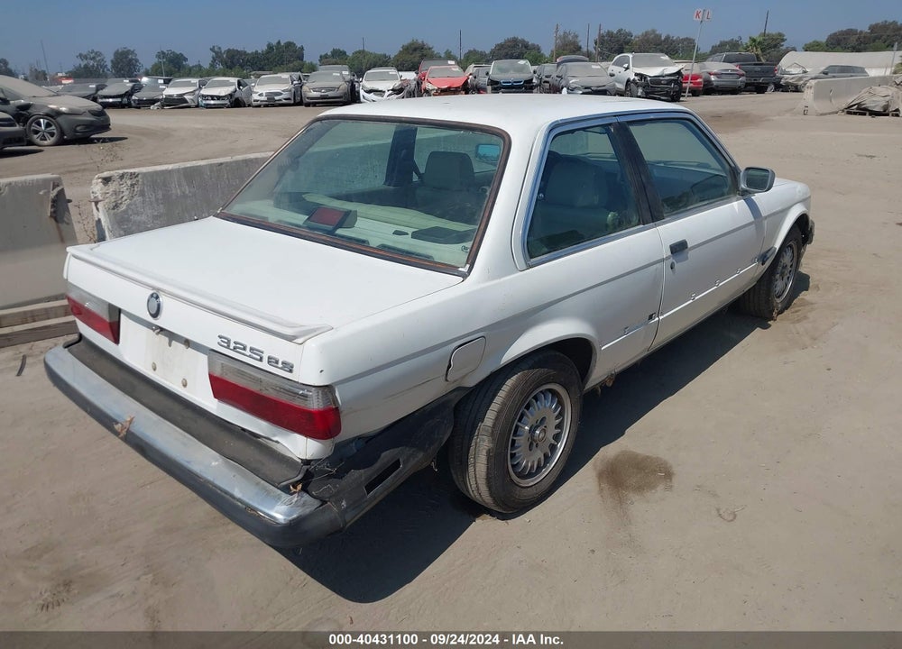 1986 BMW 325 E AUTOMATIC VIN: WBAAB6405G1680054