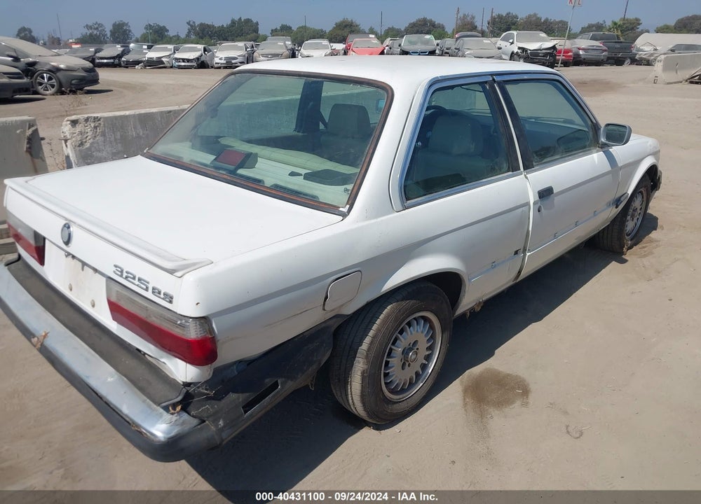 1986 BMW 325 E AUTOMATIC VIN: WBAAB6405G1680054