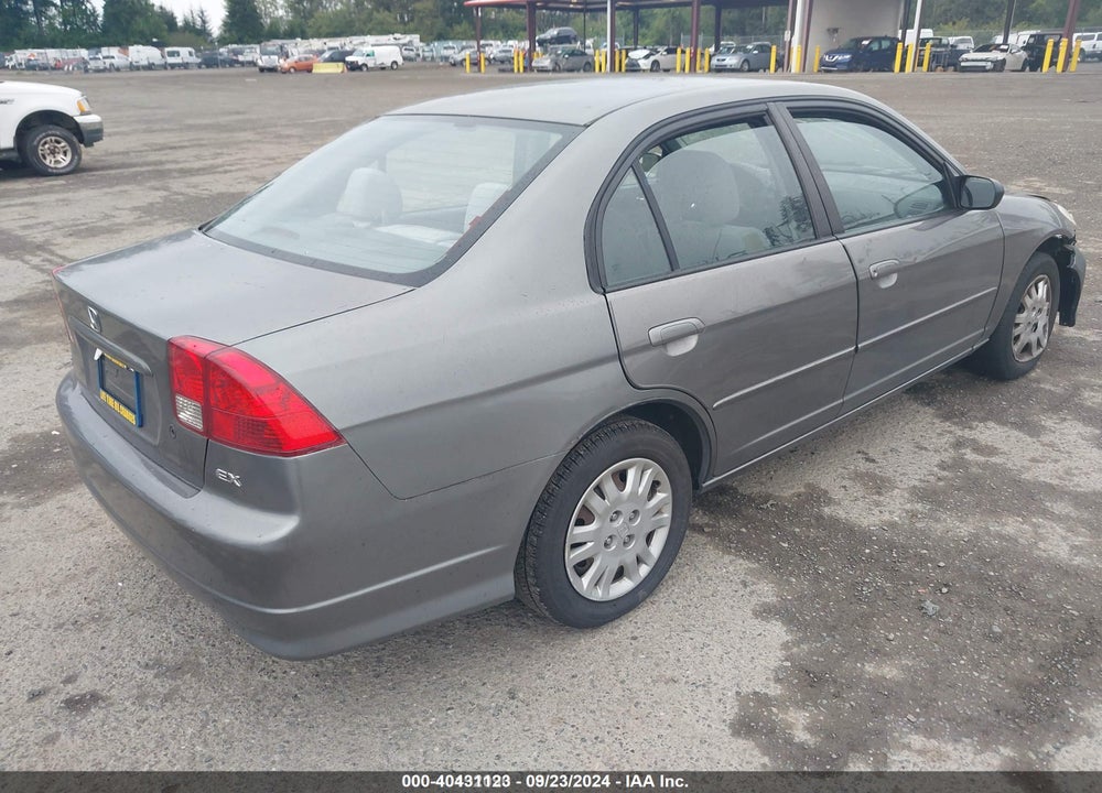 2004 HONDA CIVIC LX VIN: 2HGES16604H624336