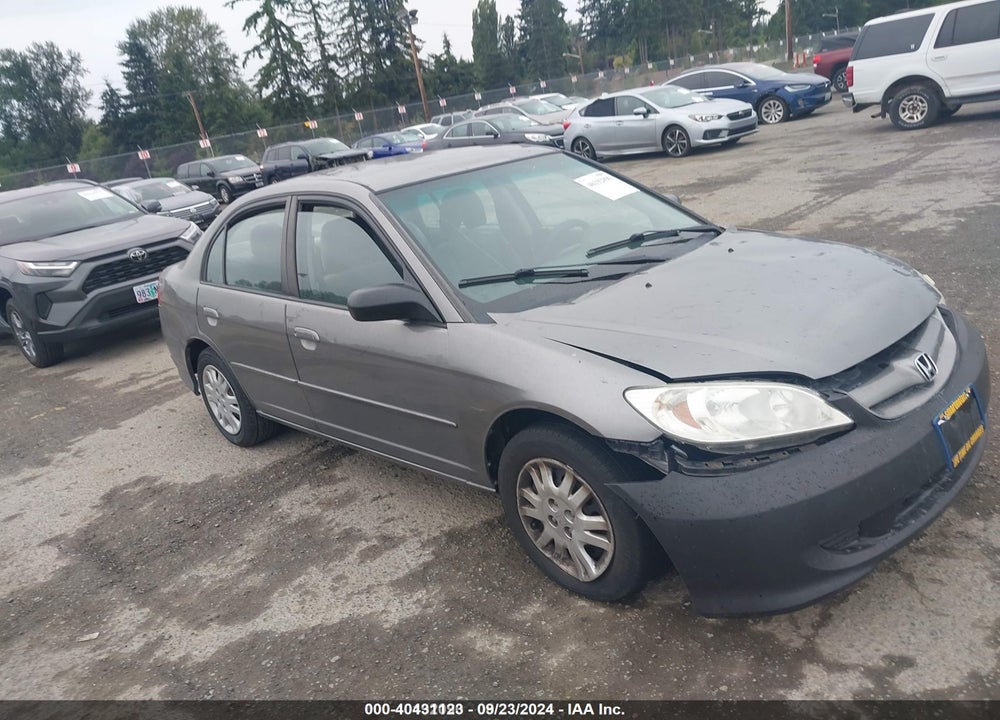 2004 HONDA CIVIC LX VIN: 2HGES16604H624336