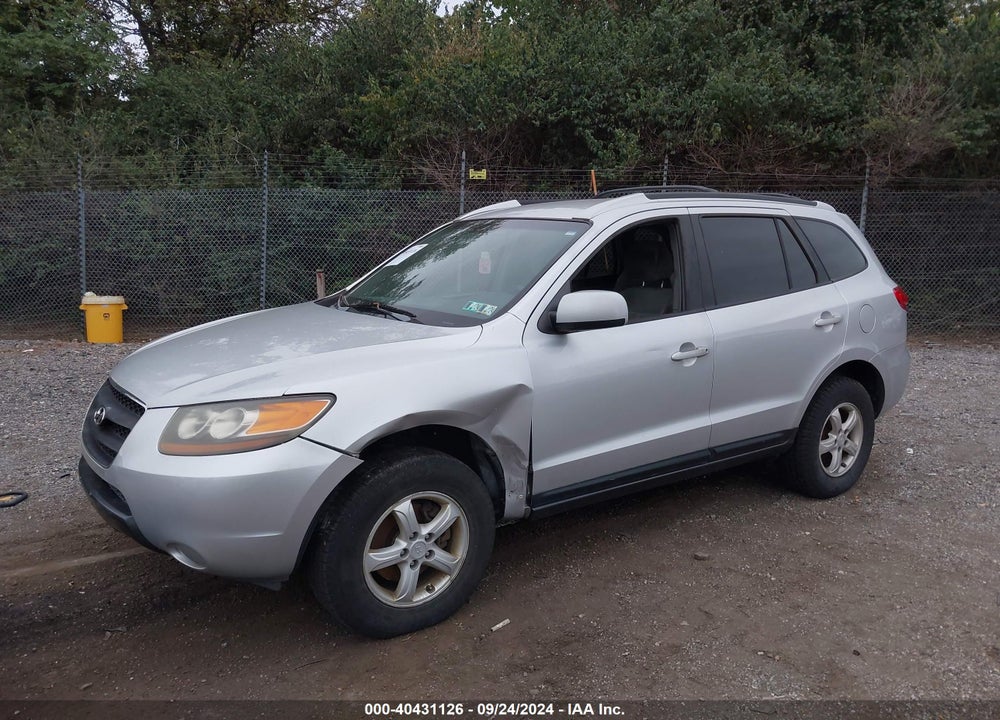 2007 HYUNDAI SANTA FE GLS VIN: 5NMSG13D67H089852
