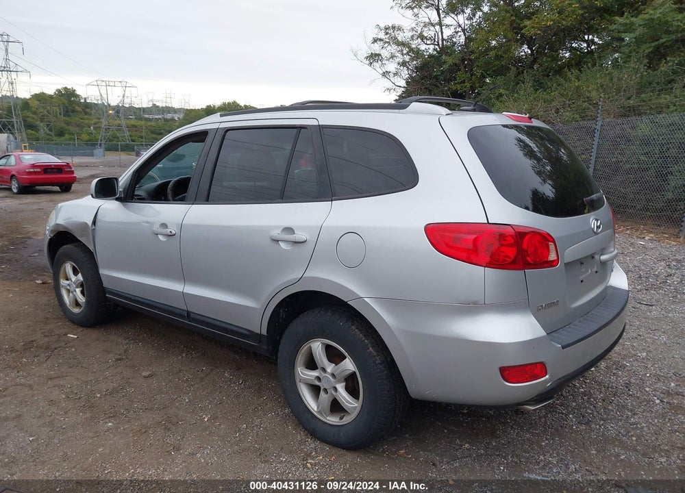 2007 HYUNDAI SANTA FE GLS VIN: 5NMSG13D67H089852