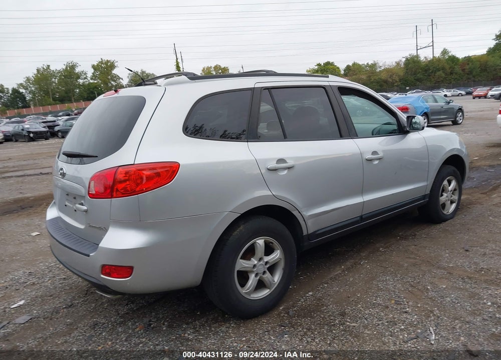 2007 HYUNDAI SANTA FE GLS VIN: 5NMSG13D67H089852