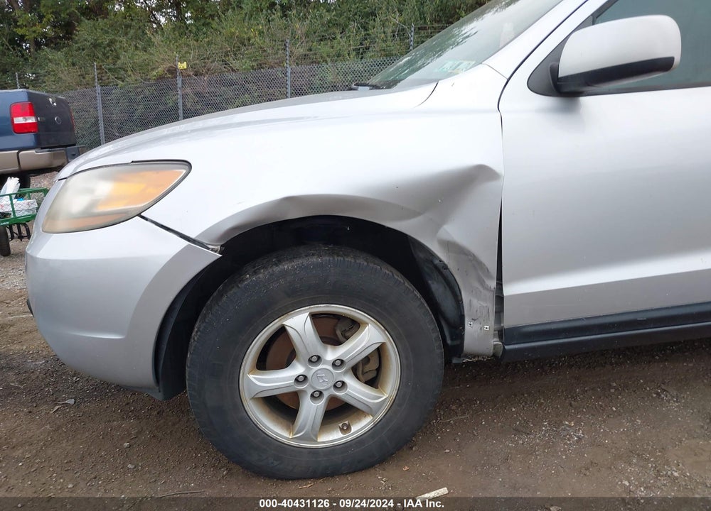 2007 HYUNDAI SANTA FE GLS VIN: 5NMSG13D67H089852