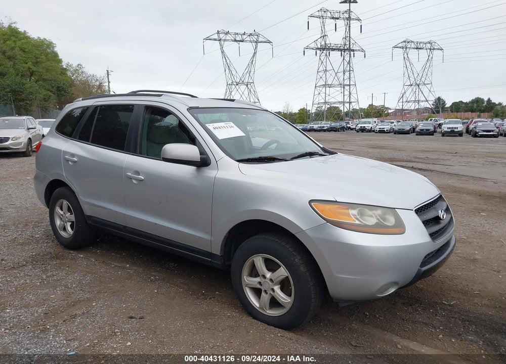 2007 HYUNDAI SANTA FE GLS VIN: 5NMSG13D67H089852