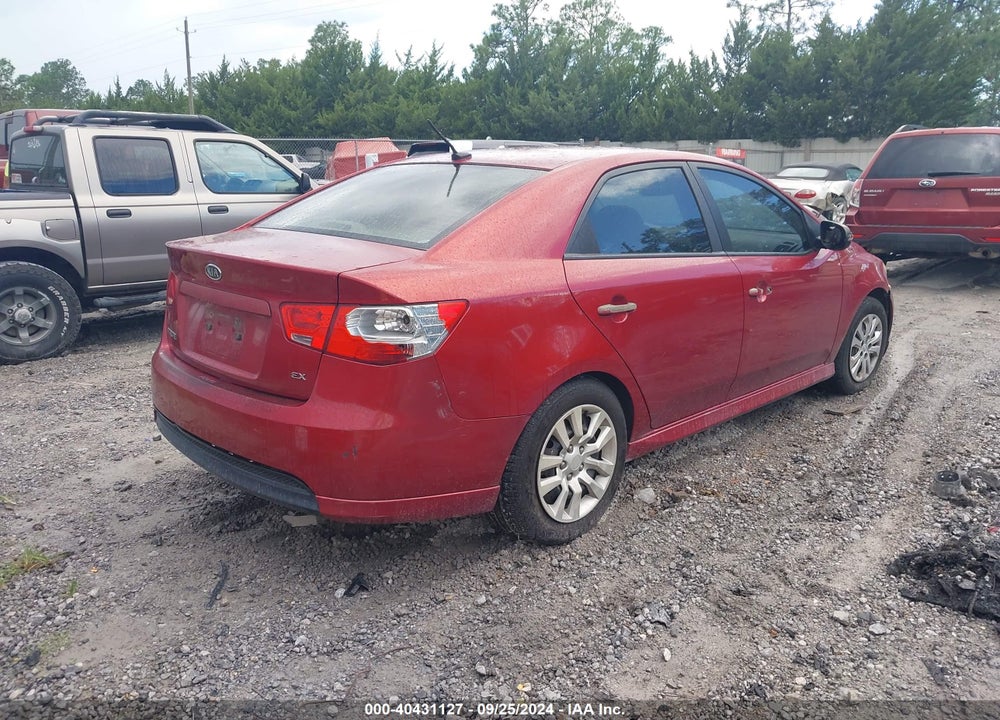 2010 KIA FORTE EX VIN: KNAFU4A23A5863494