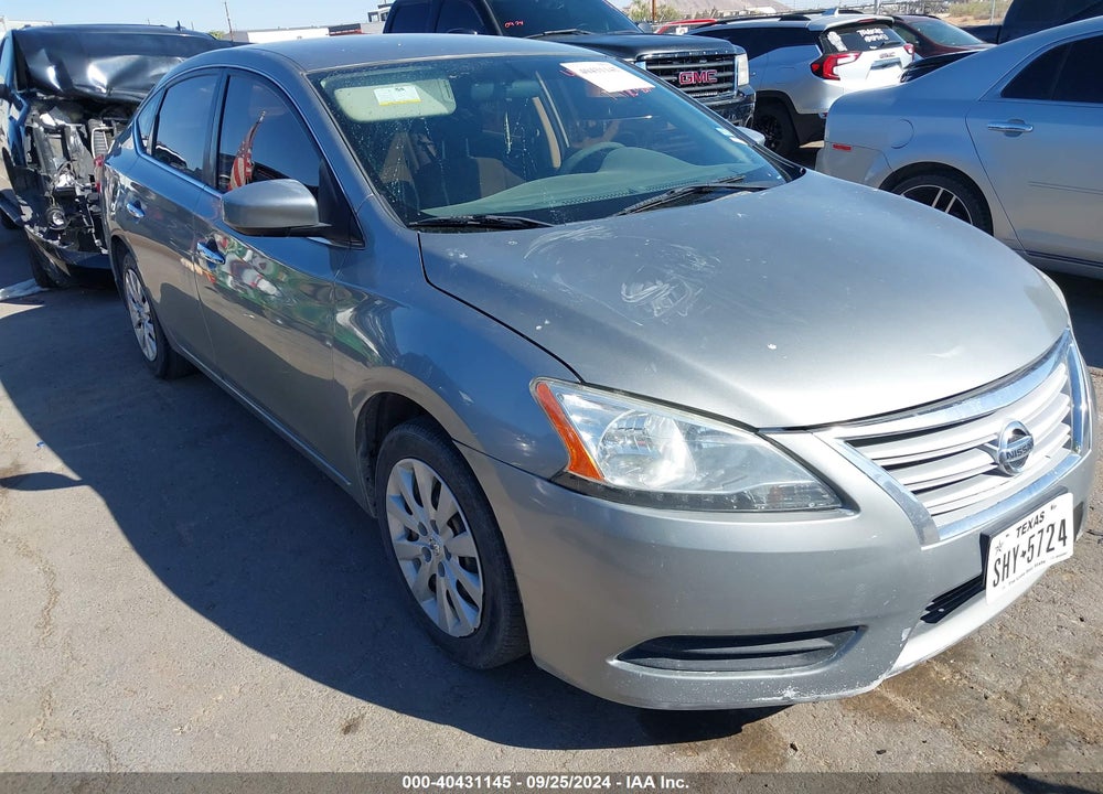 2013 NISSAN SENTRA S VIN: 3N1AB7AP2DL787256