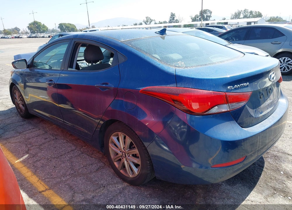 2014 HYUNDAI ELANTRA SE VIN: KMHDH4AE2EU145533