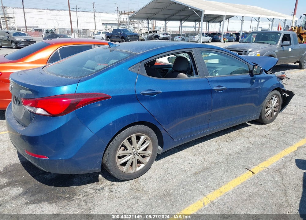 2014 HYUNDAI ELANTRA SE VIN: KMHDH4AE2EU145533
