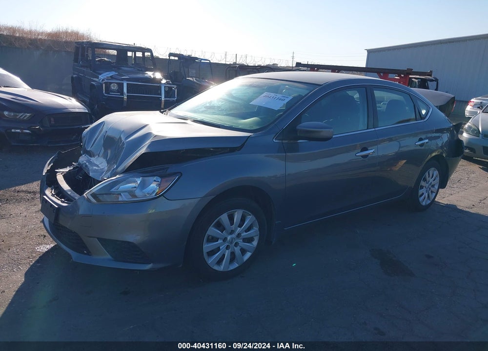 2016 NISSAN SENTRA S VIN: 3N1AB7AP6GY337598