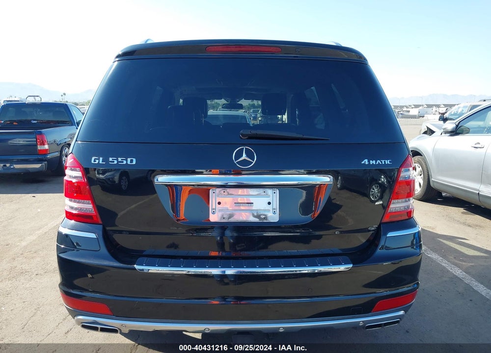 2010 MERCEDES-BENZ GL 550 4MATIC VIN: 4JGBF8GE6AA609303
