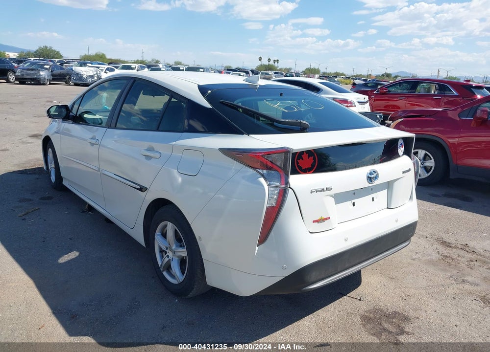 2018 TOYOTA PRIUS THREE VIN: JTDKARFU9J3054689