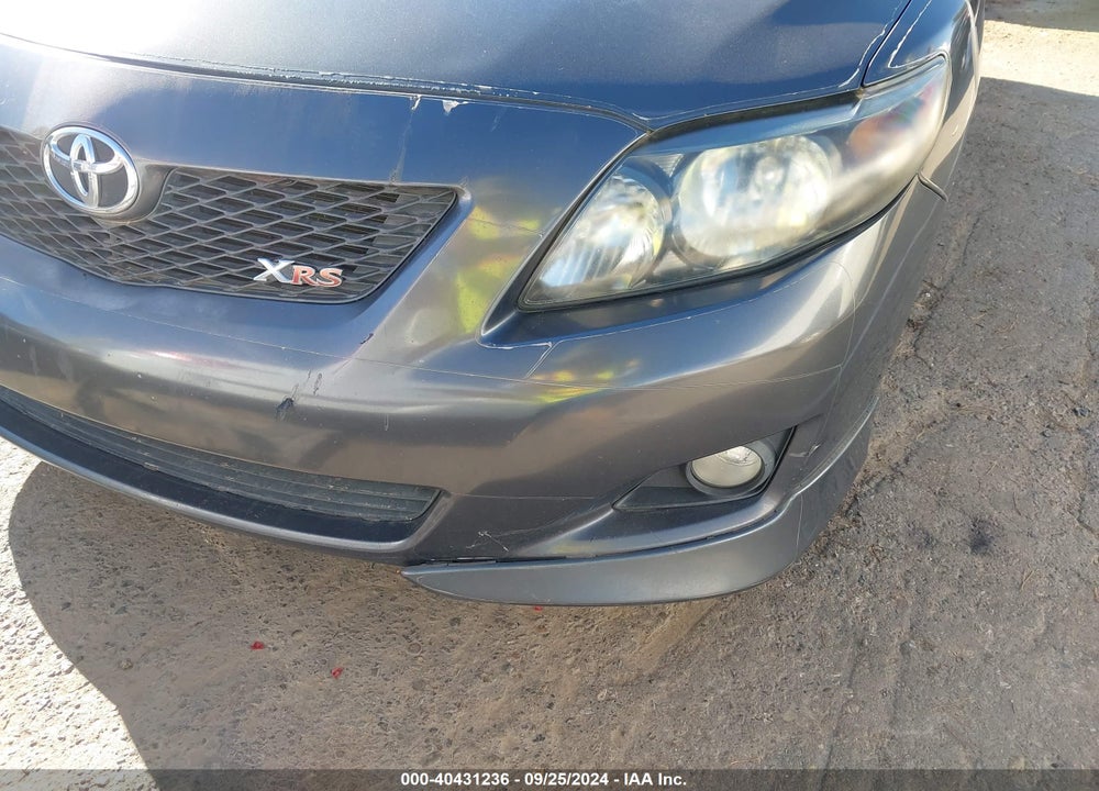 2009 TOYOTA COROLLA XRS VIN: 1NXBE40E89Z002500