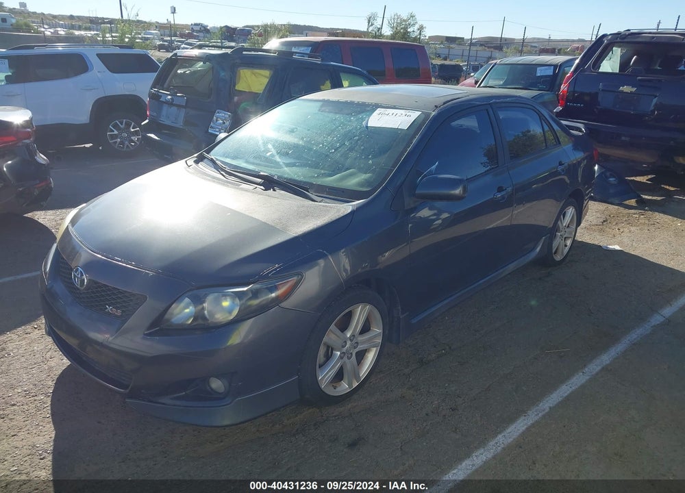 2009 TOYOTA COROLLA XRS VIN: 1NXBE40E89Z002500
