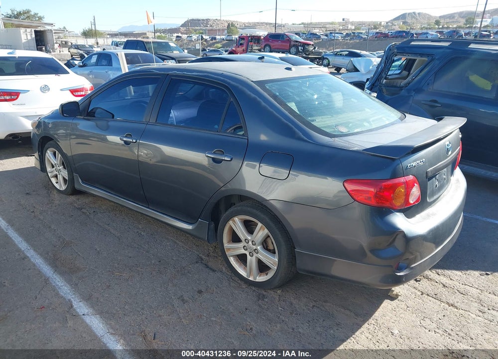 2009 TOYOTA COROLLA XRS VIN: 1NXBE40E89Z002500