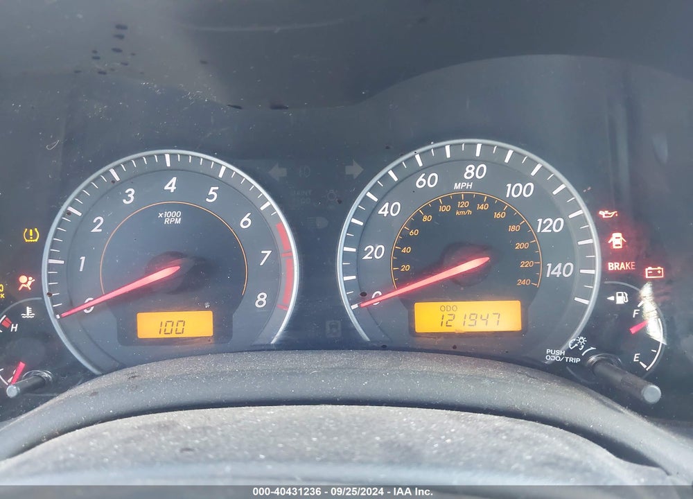 2009 TOYOTA COROLLA XRS VIN: 1NXBE40E89Z002500