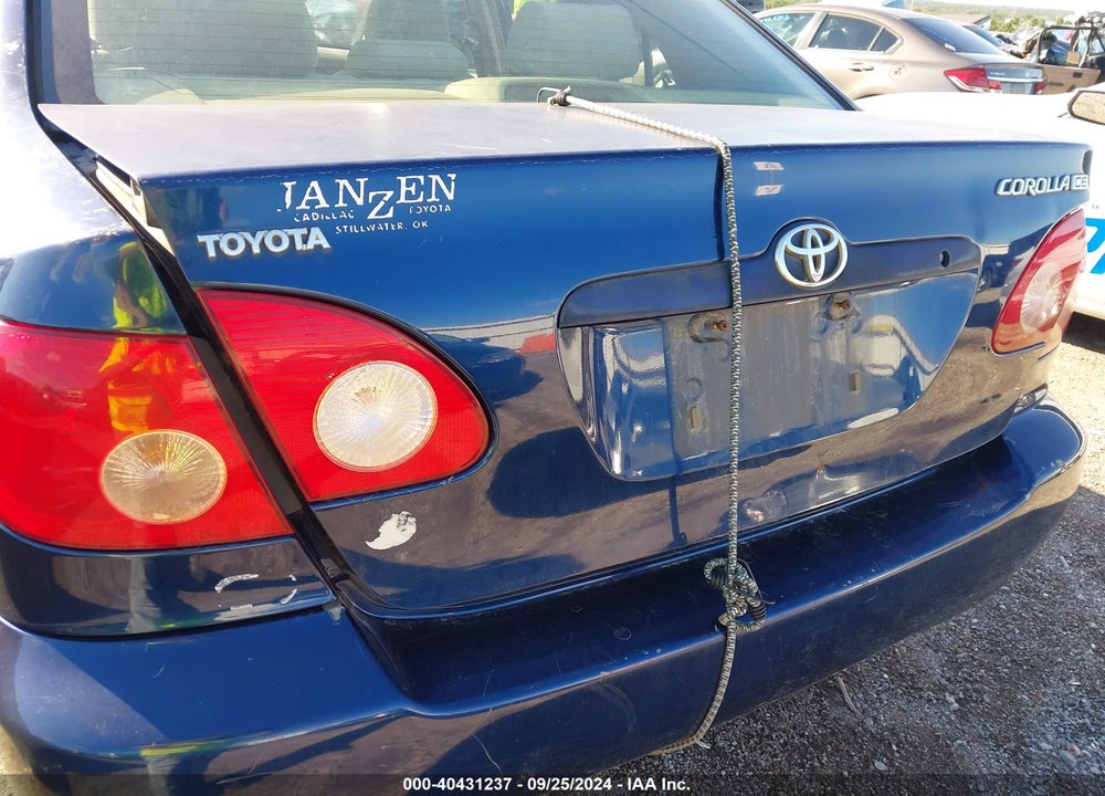 2006 TOYOTA COROLLA CE VIN: JTDBR32E360071601