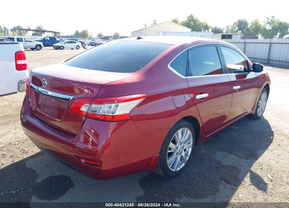 2015 NISSAN SENTRA SL VIN: 3N1AB7AP9FY269764