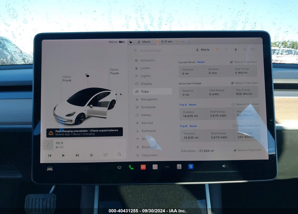 2020 TESLA MODEL 3 LONG RANGE DUAL MOTOR ALL-WHEEL DRIVE VIN: 5YJ3E1EB6LF637575