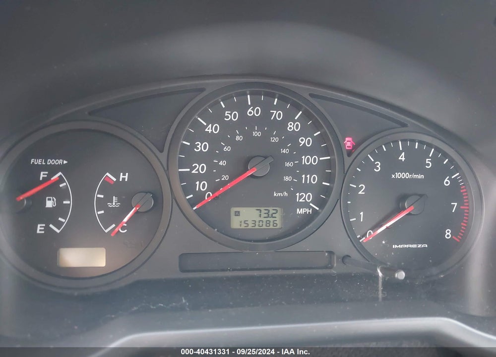 2007 SUBARU IMPREZA 2.5I VIN: JF1GD61617G515928