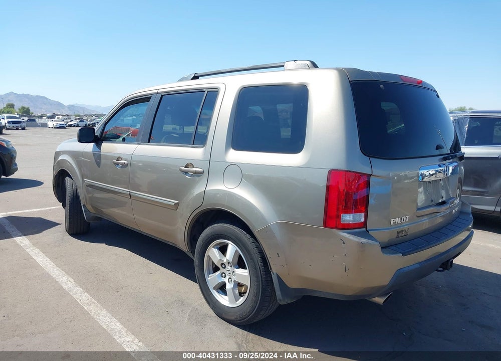 2009 HONDA PILOT EX VIN: 5FNYF38489B013815
