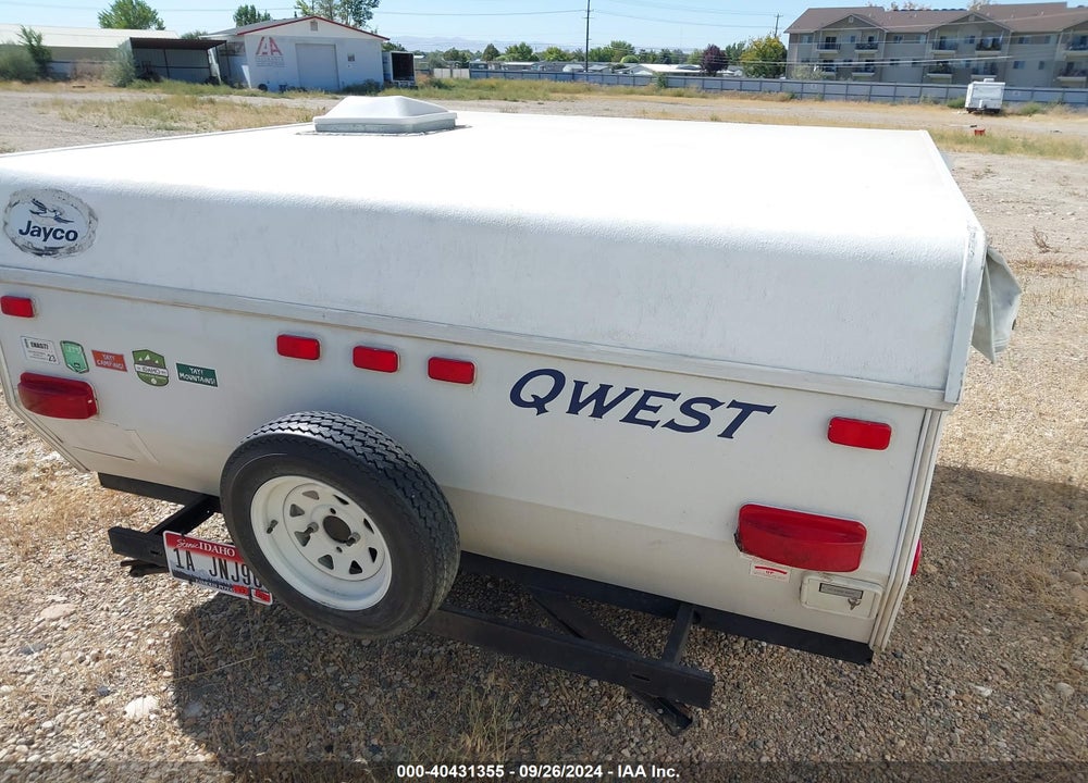 2004 JAYCO TRAVEL VIN: 1UJAJ01D1415U0170