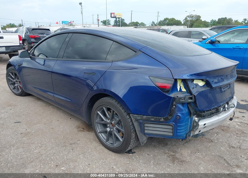 2022 TESLA MODEL 3 VIN: 5YJ3E1EAXNF188718