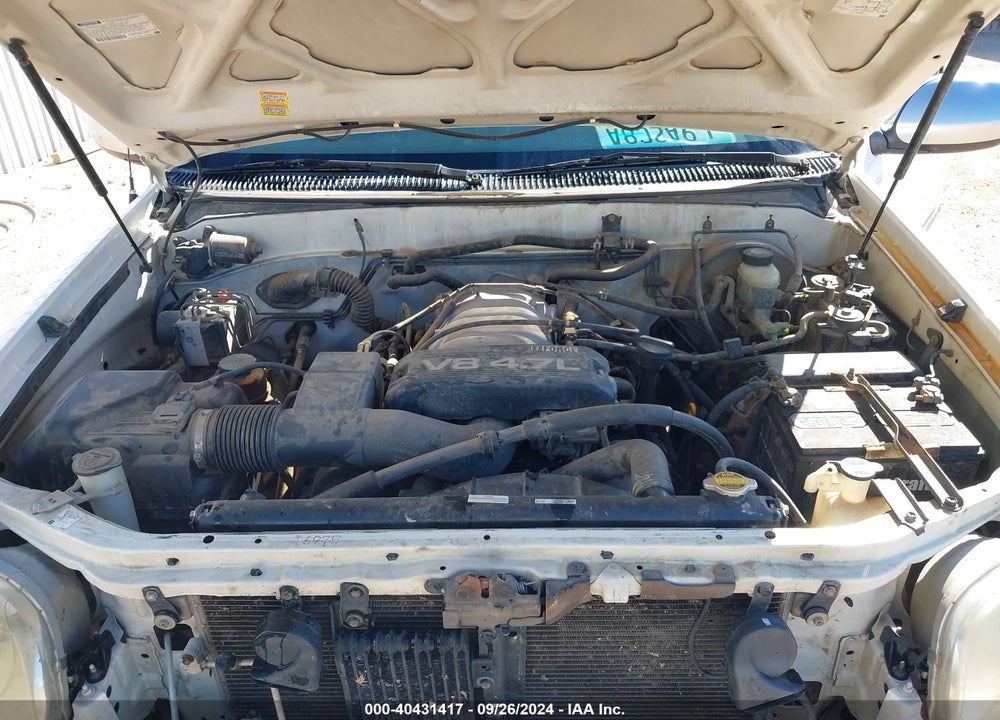 2002 TOYOTA TUNDRA SR5 V8 VIN: 5TBBT44172S303005