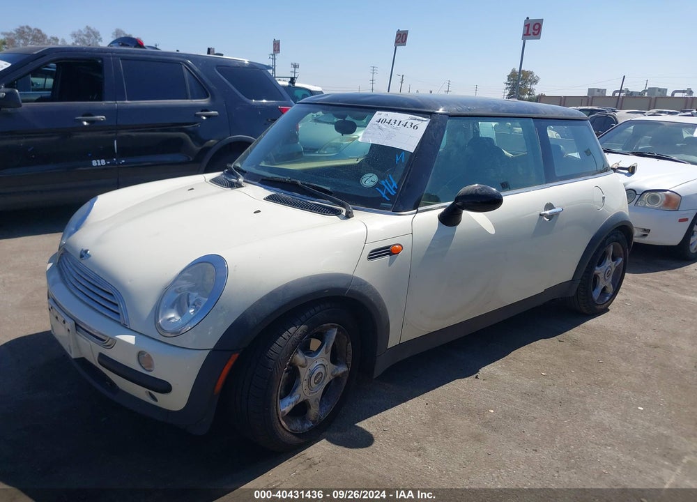 2004 MINI COOPER VIN: WMWRC33444TJ62133