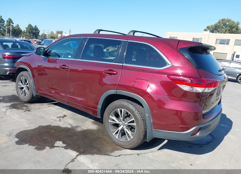 2017 TOYOTA HIGHLANDER LE VIN: 5TDBZRFH5HS467004