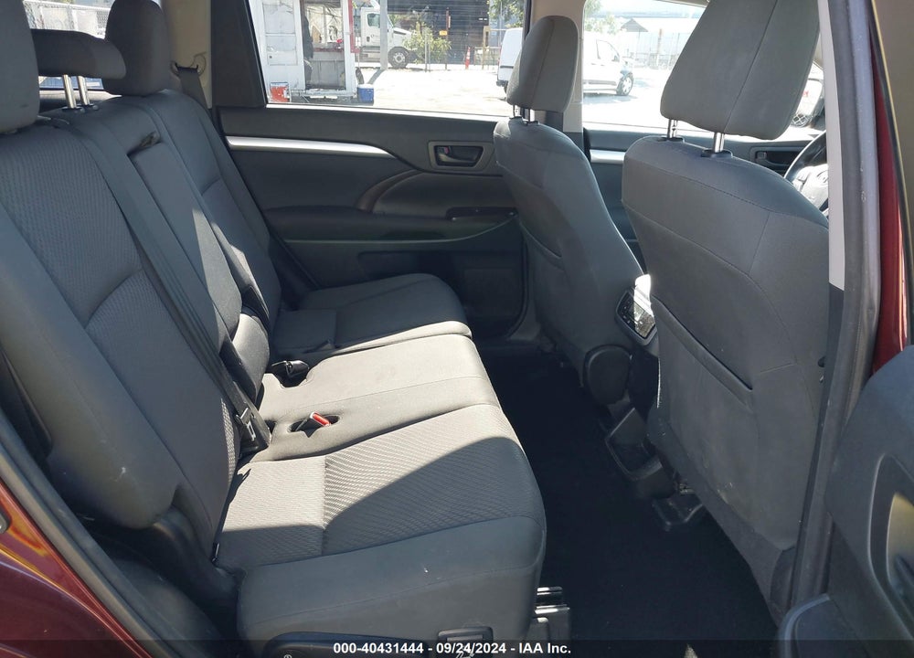 2017 TOYOTA HIGHLANDER LE VIN: 5TDBZRFH5HS467004