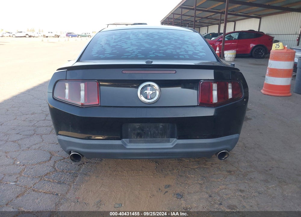 2012 FORD MUSTANG V6 PREMIUM VIN: 1ZVBP8AM9C5234985