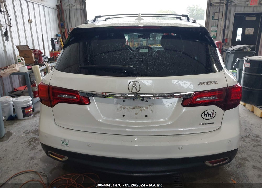 2014 ACURA MDX ADVANCE PKG W/ENTERTAINMENT PKG VIN: 5FRYD4H86EB001170