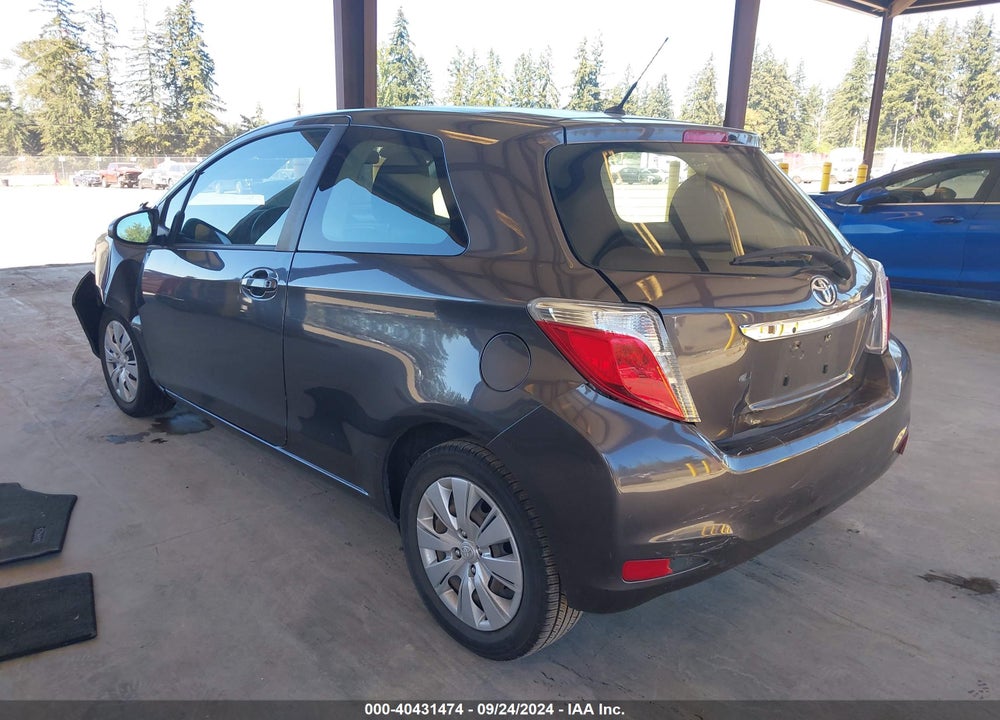 2014 TOYOTA YARIS L (TMMF PLANT) VIN: VNKJTUD33EA011736
