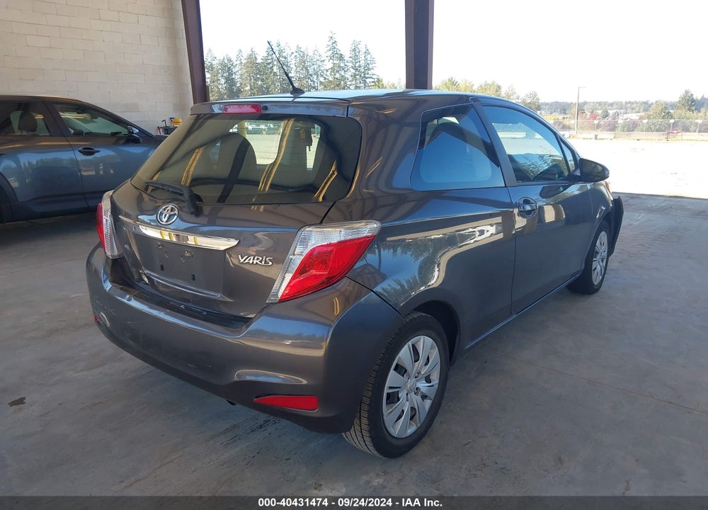 2014 TOYOTA YARIS L (TMMF PLANT) VIN: VNKJTUD33EA011736