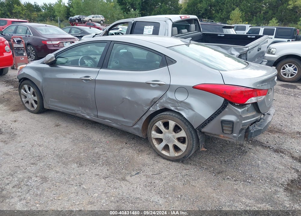 2012 HYUNDAI ELANTRA LIMITED (ULSAN PLANT) VIN: KMHDH4AE3CU308588