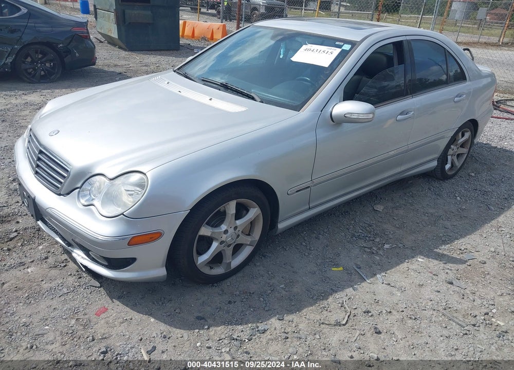 2007 MERCEDES-BENZ C 230 SPORT VIN: WDBRF52H77F872882