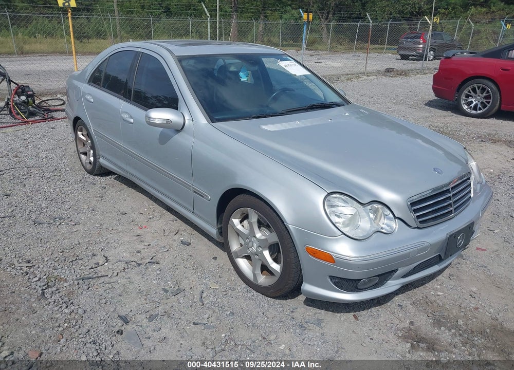 2007 MERCEDES-BENZ C 230 SPORT VIN: WDBRF52H77F872882