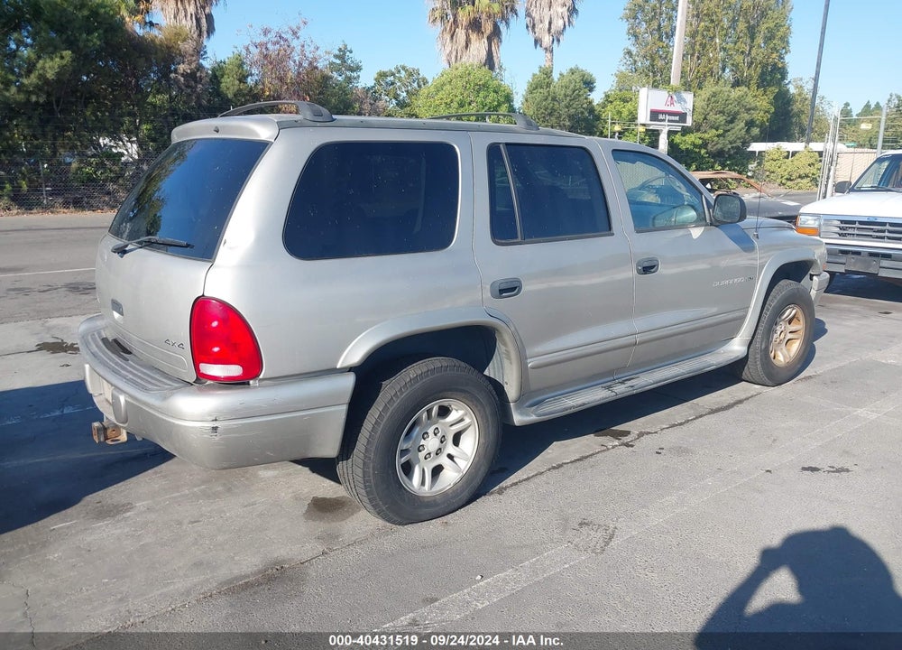 2001 DODGE DURANGO VIN: 1B4HS28N81F628201