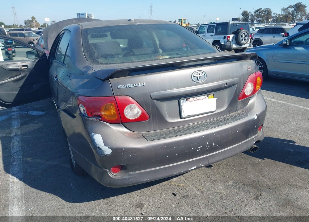 2009 TOYOTA COROLLA S VIN: 1NXBU40E59Z025736