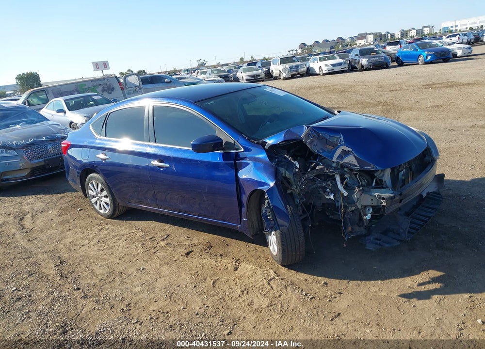 2017 NISSAN SENTRA SV VIN: 3N1AB7AP8HL657035