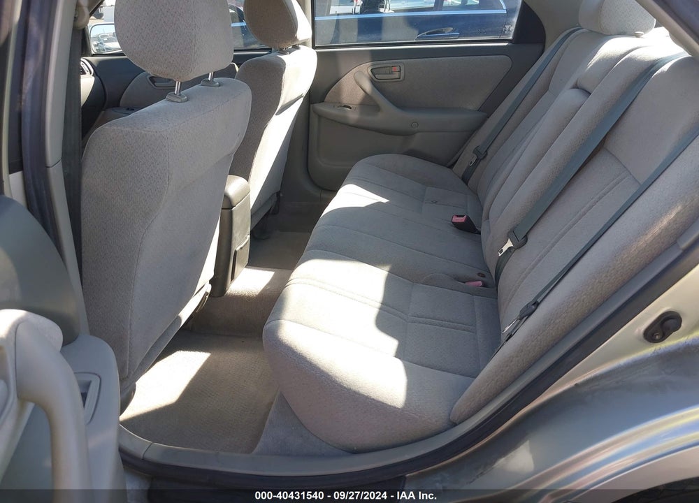 2001 TOYOTA CAMRY LE VIN: JT2BG22KX10567311